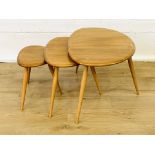 Ercol nest of pebble tables