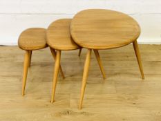 Ercol nest of pebble tables