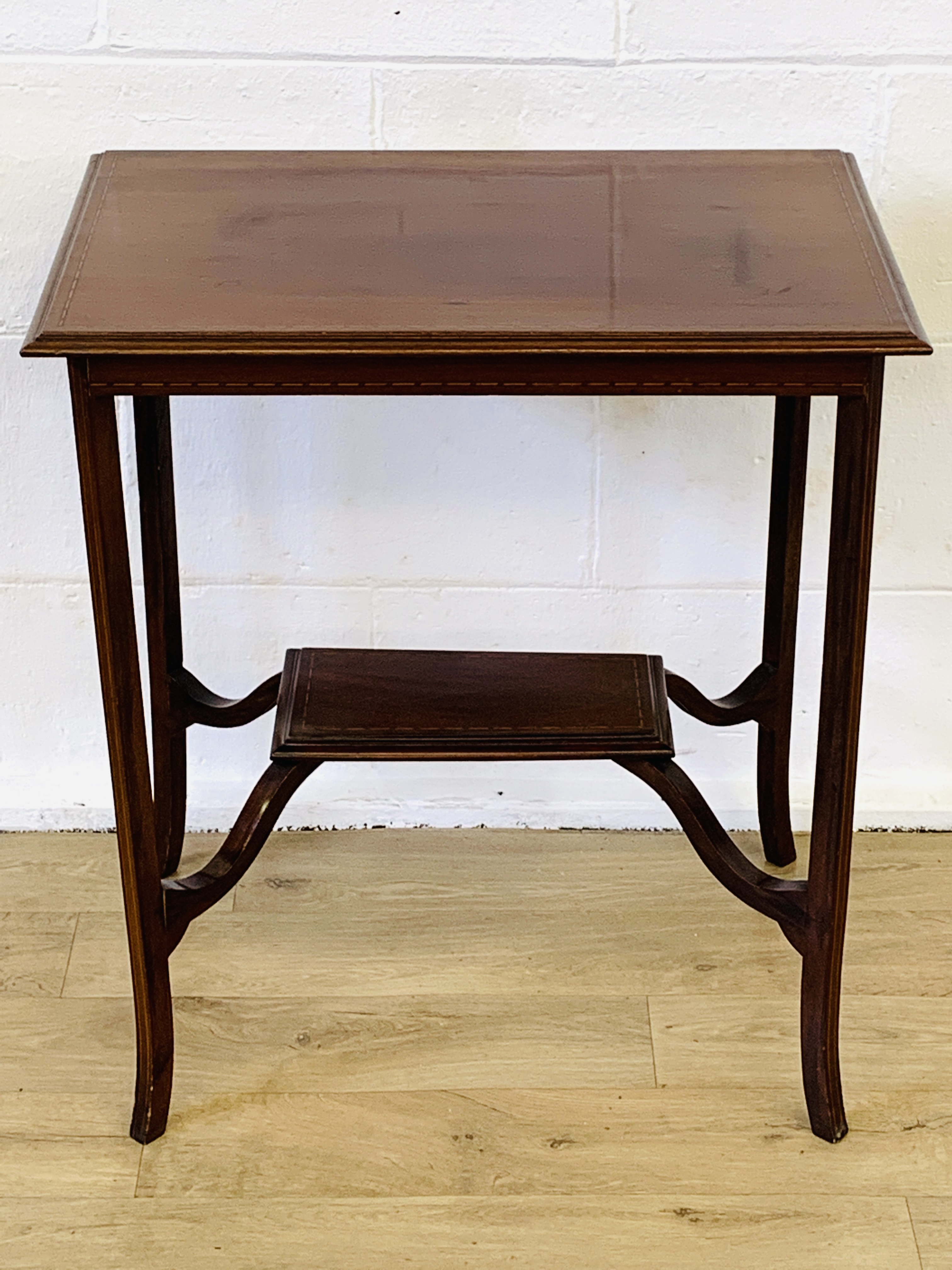 Mahogany display table