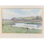 Watercolour of the River Test