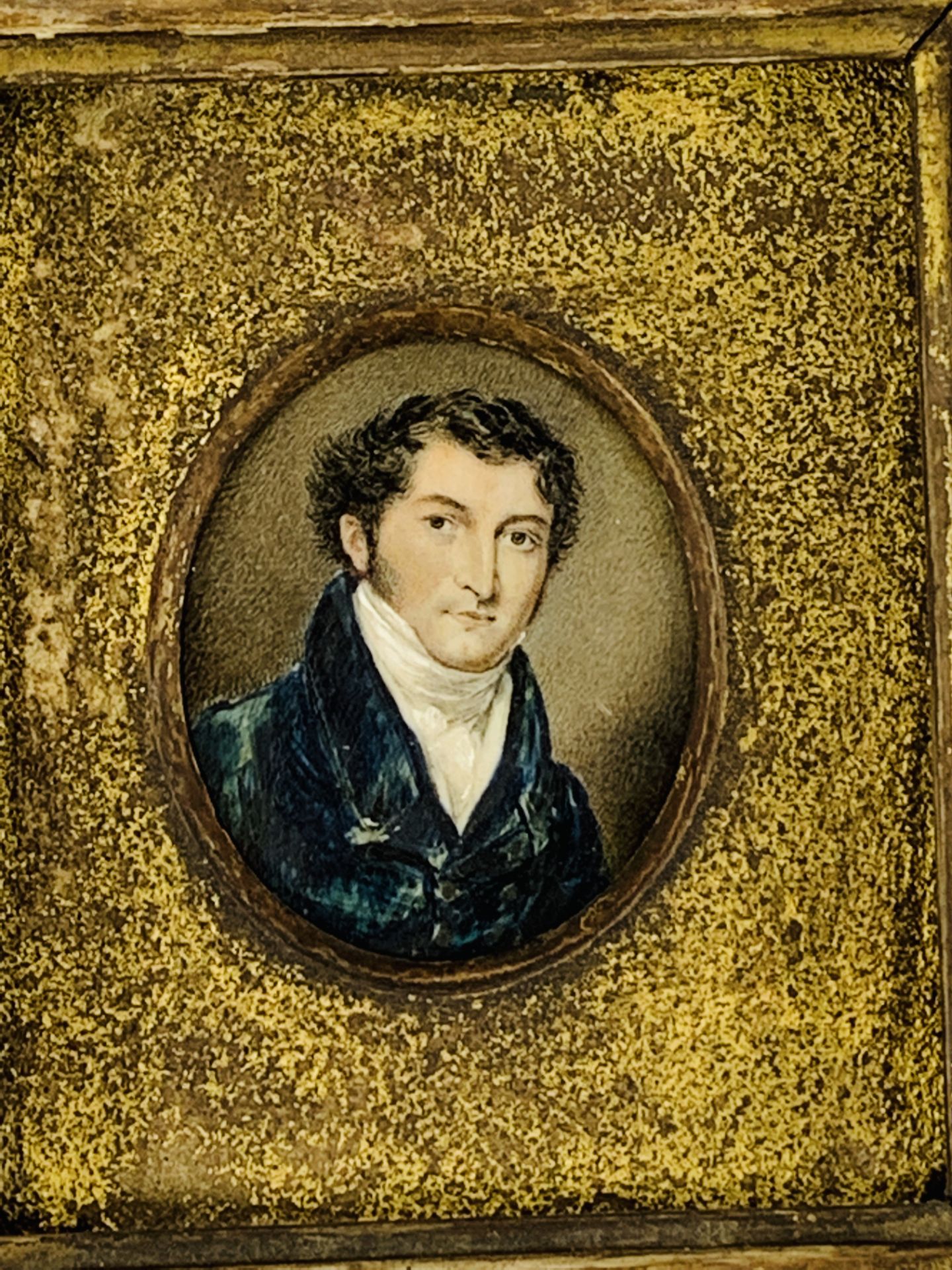 Portrait miniature in a gilt frame - Image 3 of 3