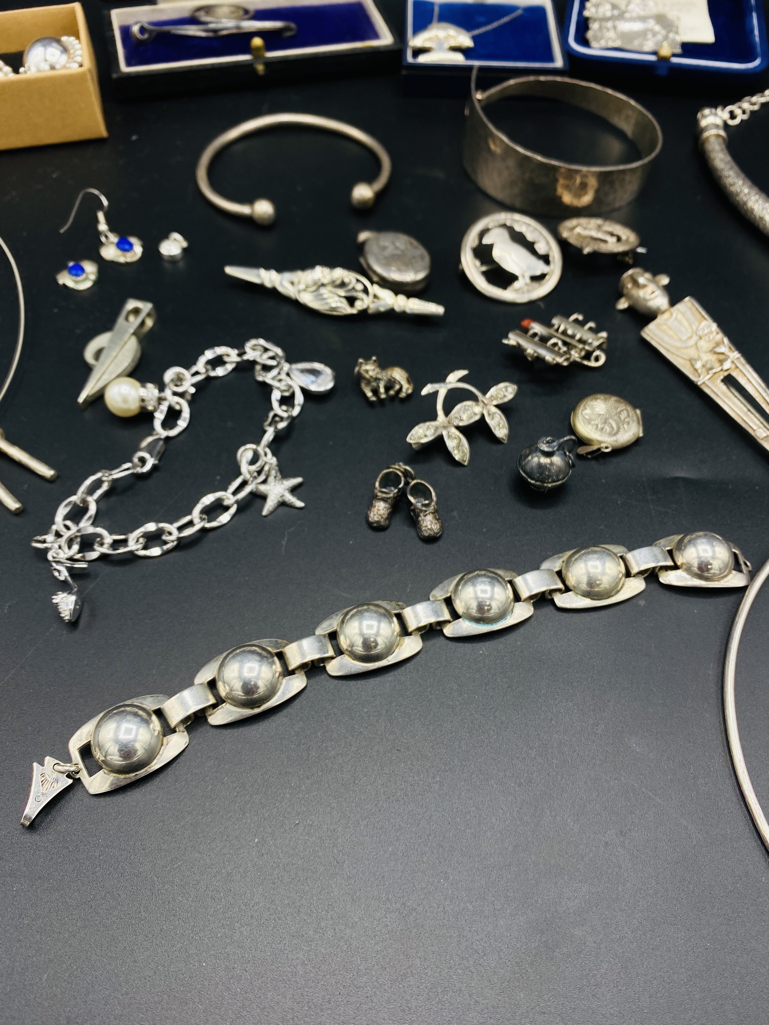Collection of silver jewellery - Image 7 of 11