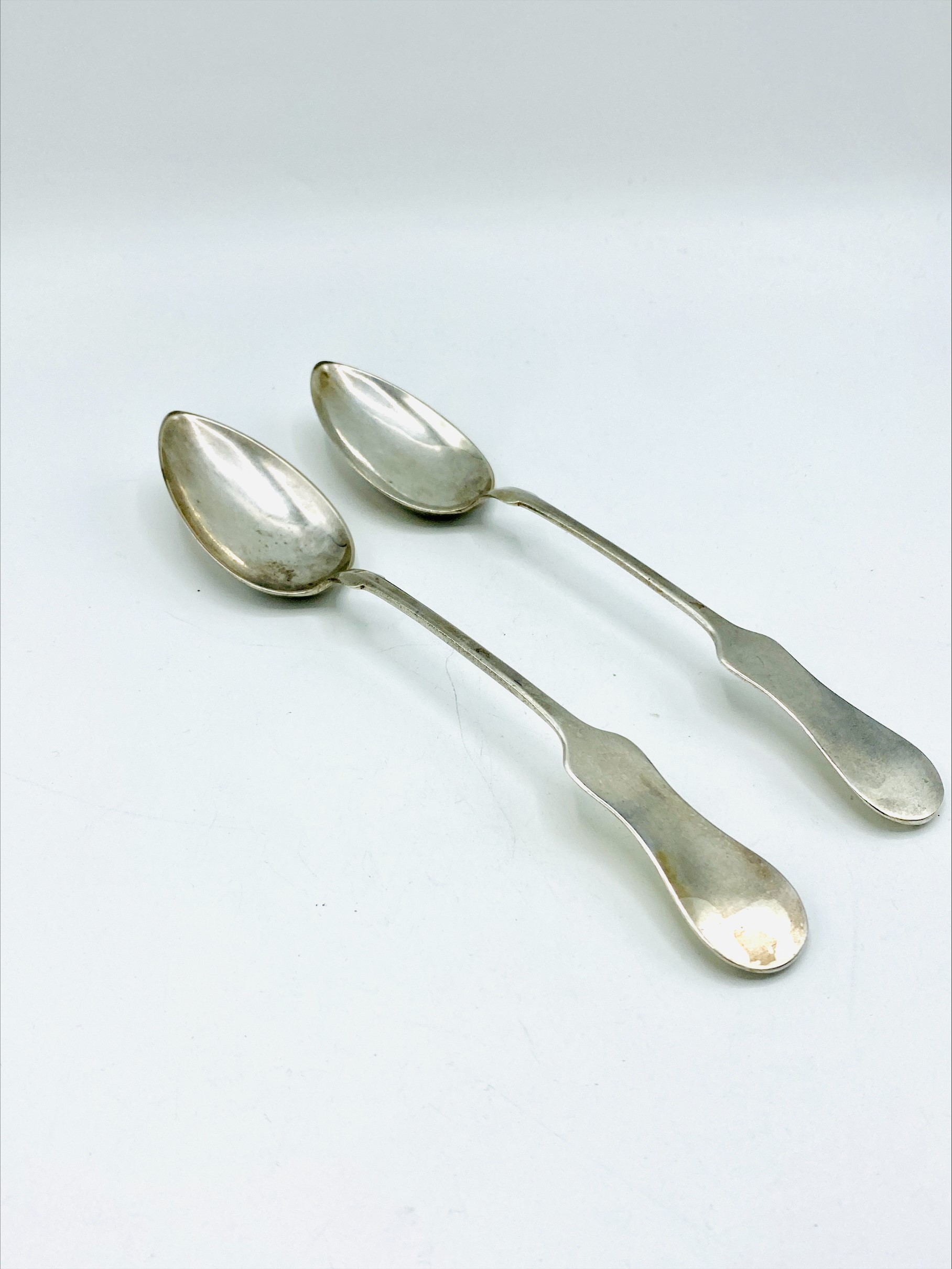 Pair of Austro-Hungarian serving spoons - Image 2 of 4