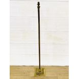 Brass standard lamp