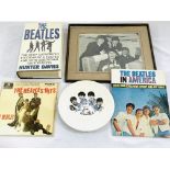 Beatles Hits EP, signed to reverse and a collection of Beatles memorabilia