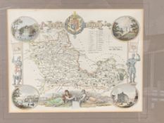 Two framed and glazed map of the Channel Islands and Berkshire