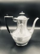 Silver tea and coffee service by Henry Stratford, hallmarked Sheffield 1898/9