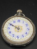 Swiss 935 hallmarked silver case pocket watch