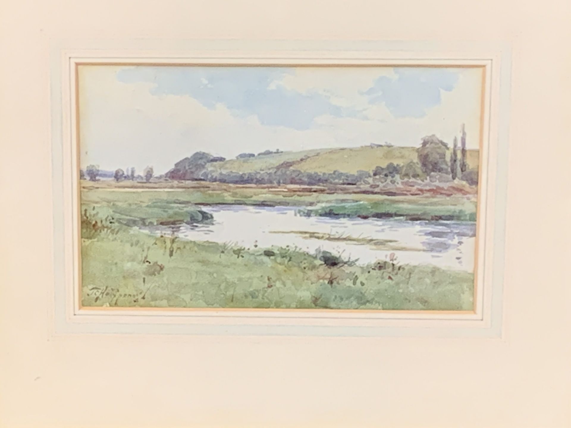 Watercolour of the River Test - Bild 2 aus 4