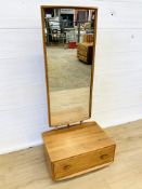 Ercol cheval mirror