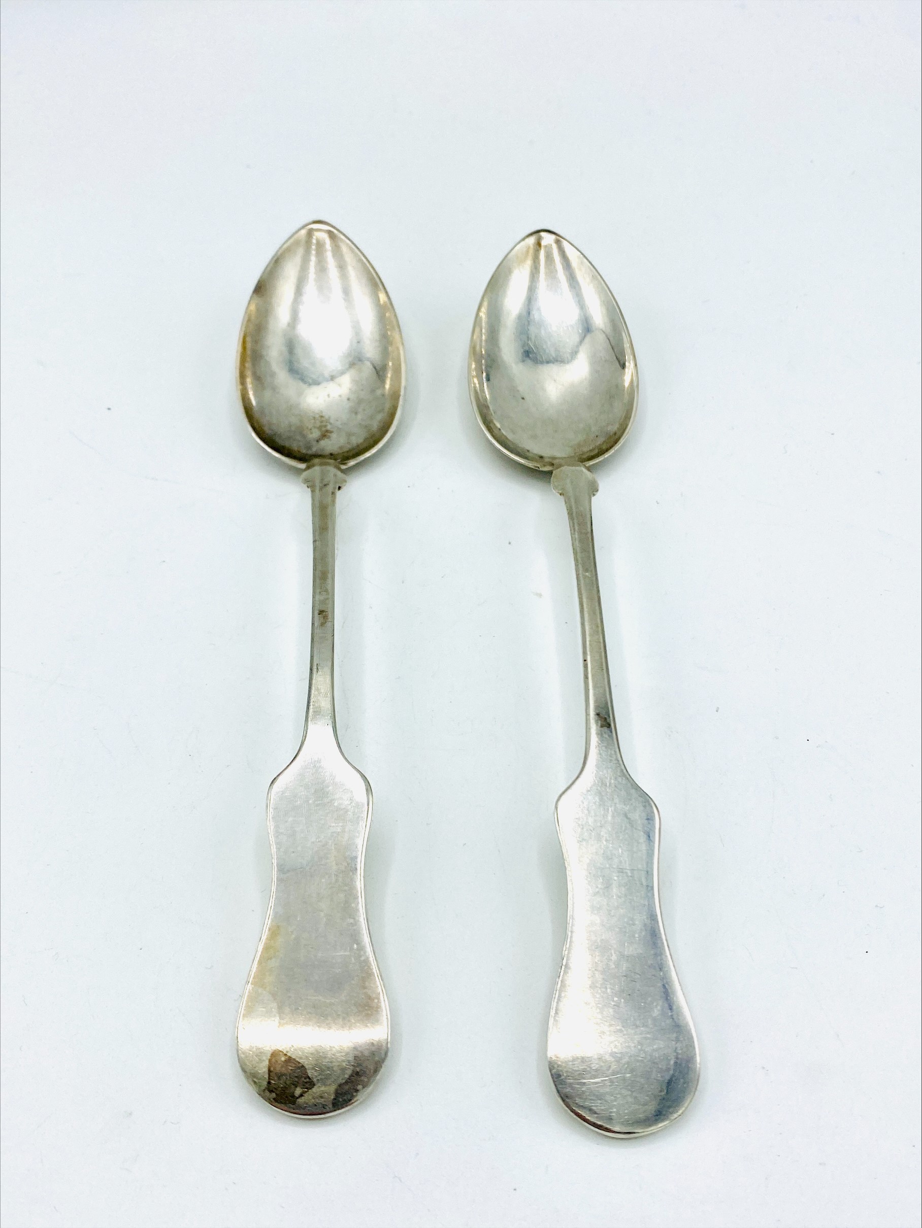 Pair of Austro-Hungarian serving spoons - Image 3 of 4