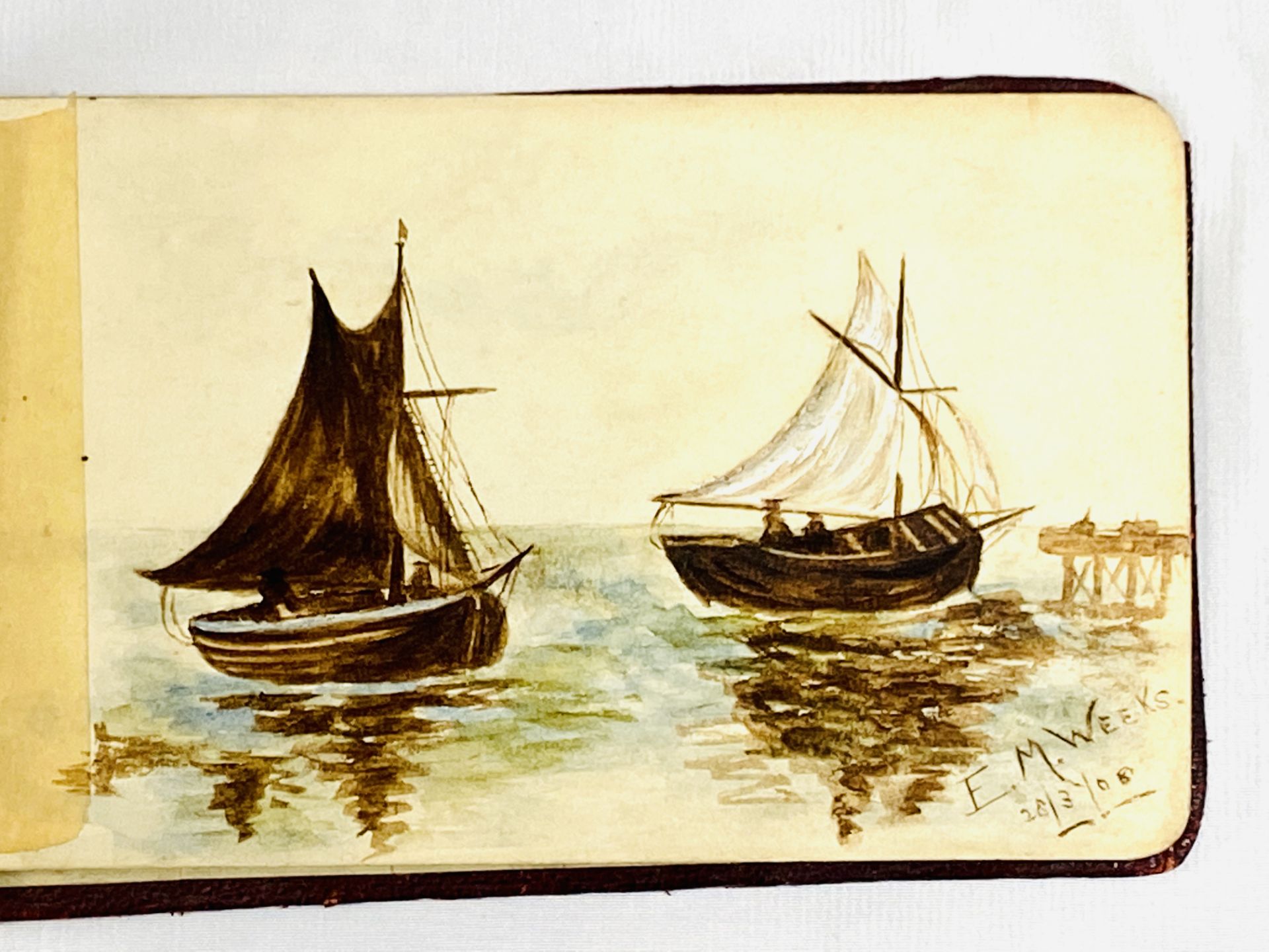 Early 20th century autograph book - Image 5 of 5