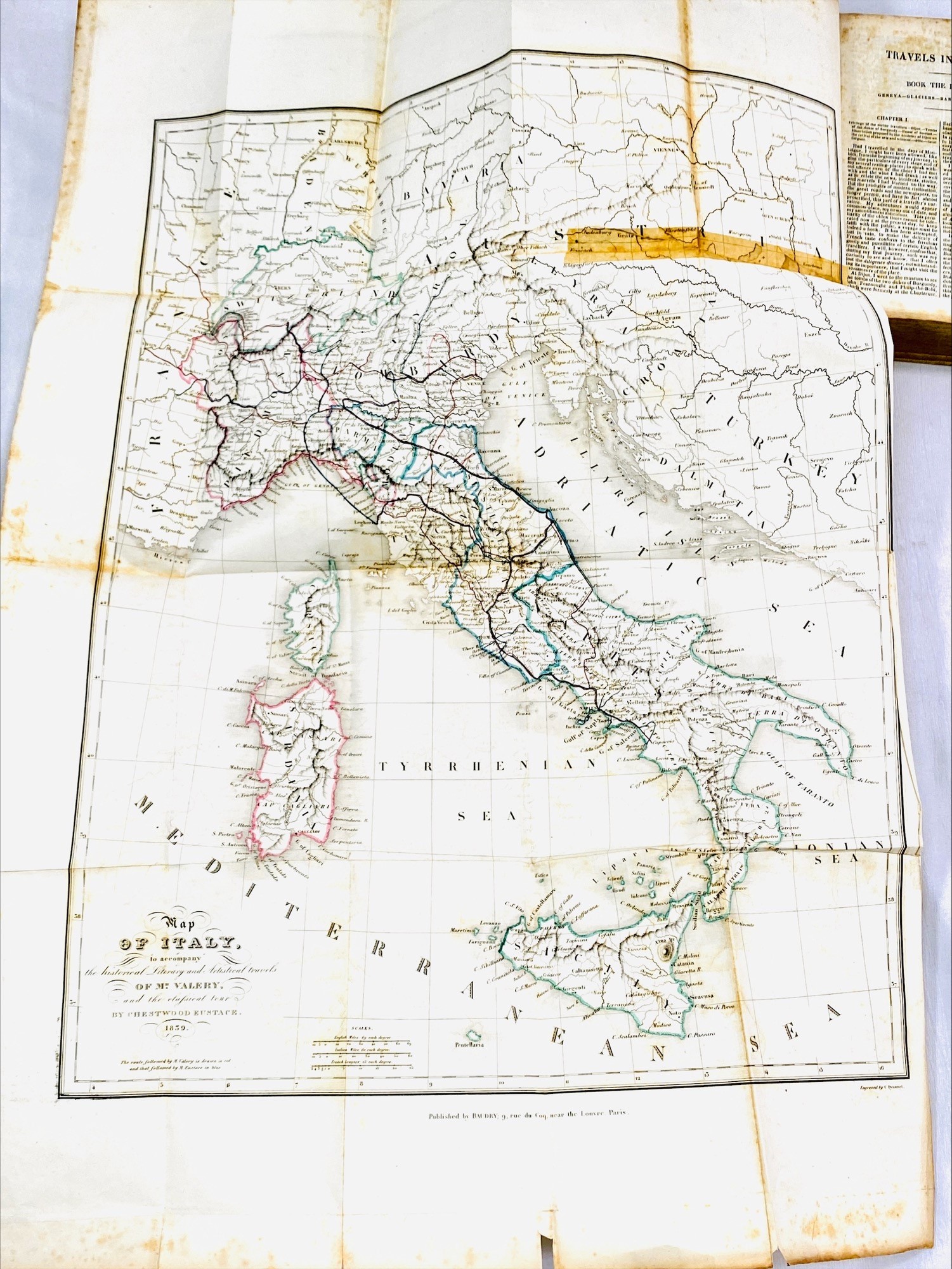 Valery’s Italy Historical literary and artistical travels in Italy Guide for travellers and artists - Image 4 of 5