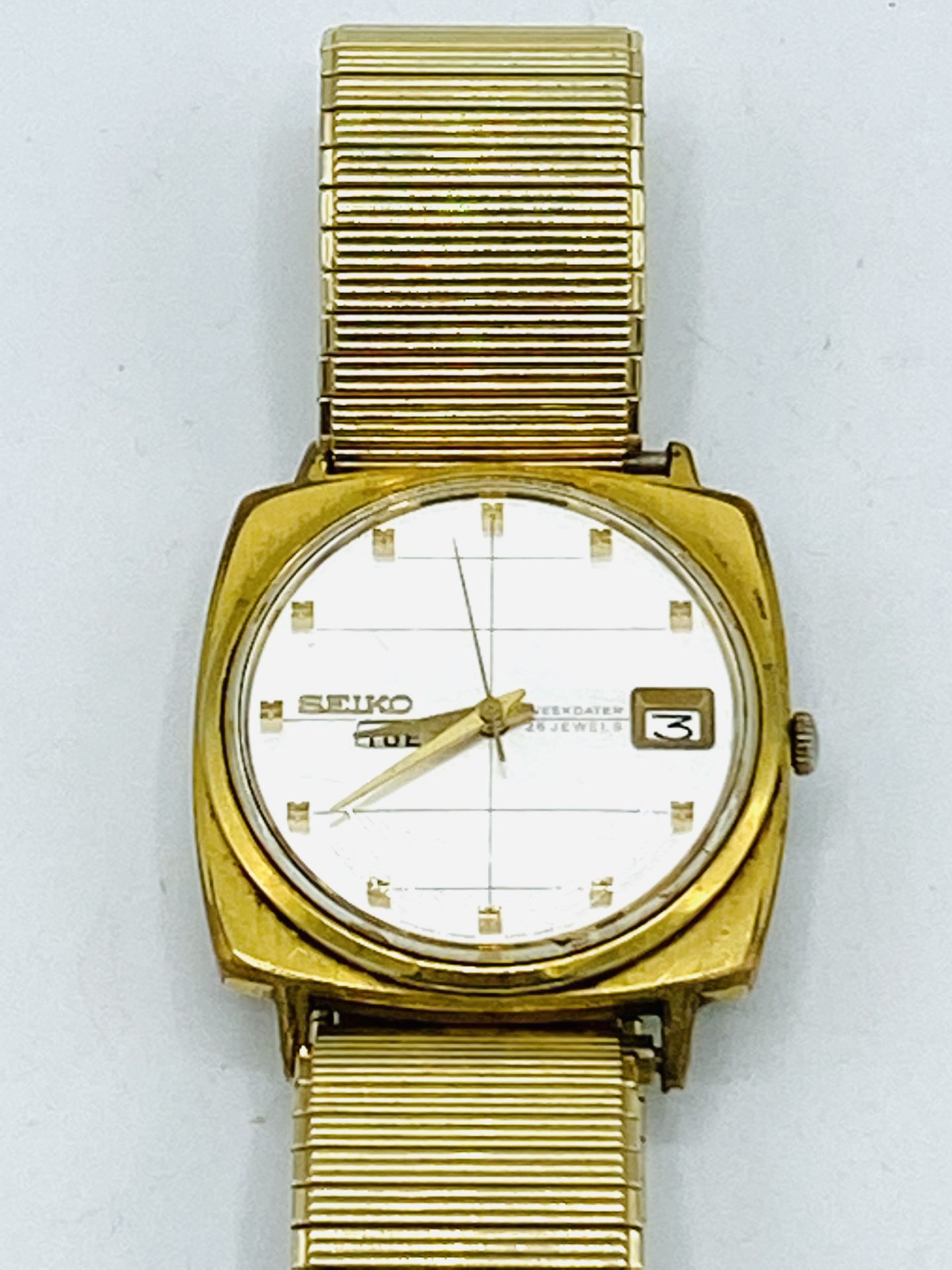 1960s Seiko Weekdater 26 jewels Sea Lion M88 manual wind wrist watch