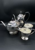 Mappin & Webb silver plate tea and coffee set