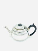 Small silver teapot