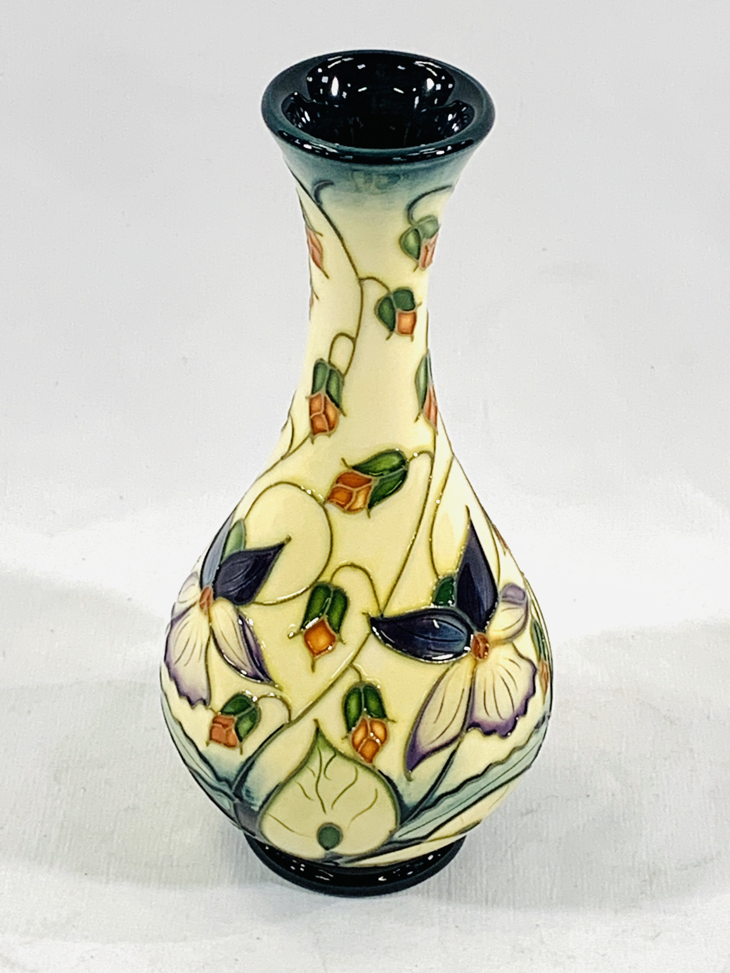 Boxed Moorcroft vase