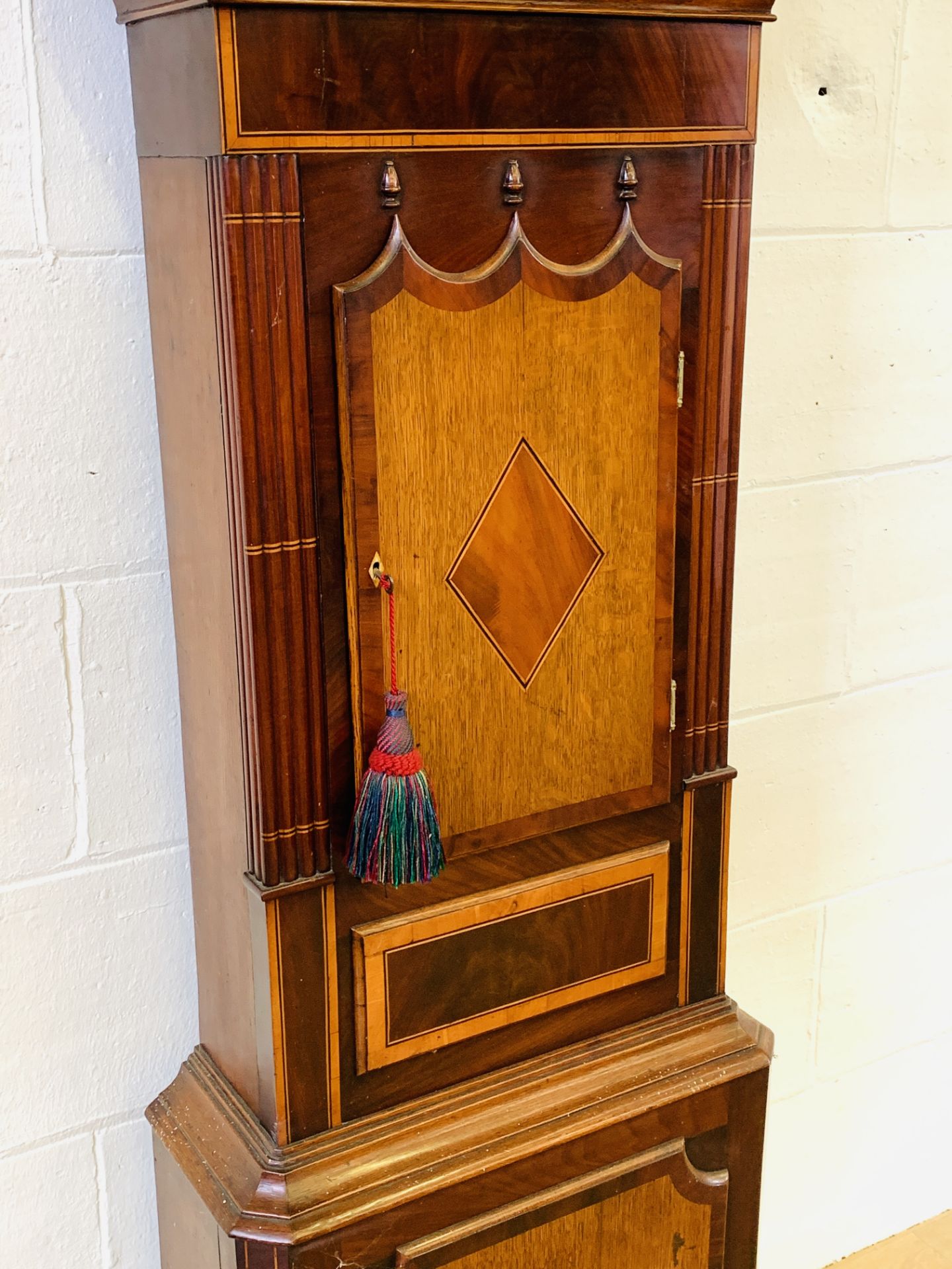 Mahogany long case clock - Image 4 of 6