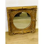 Gilt framed wall mirror