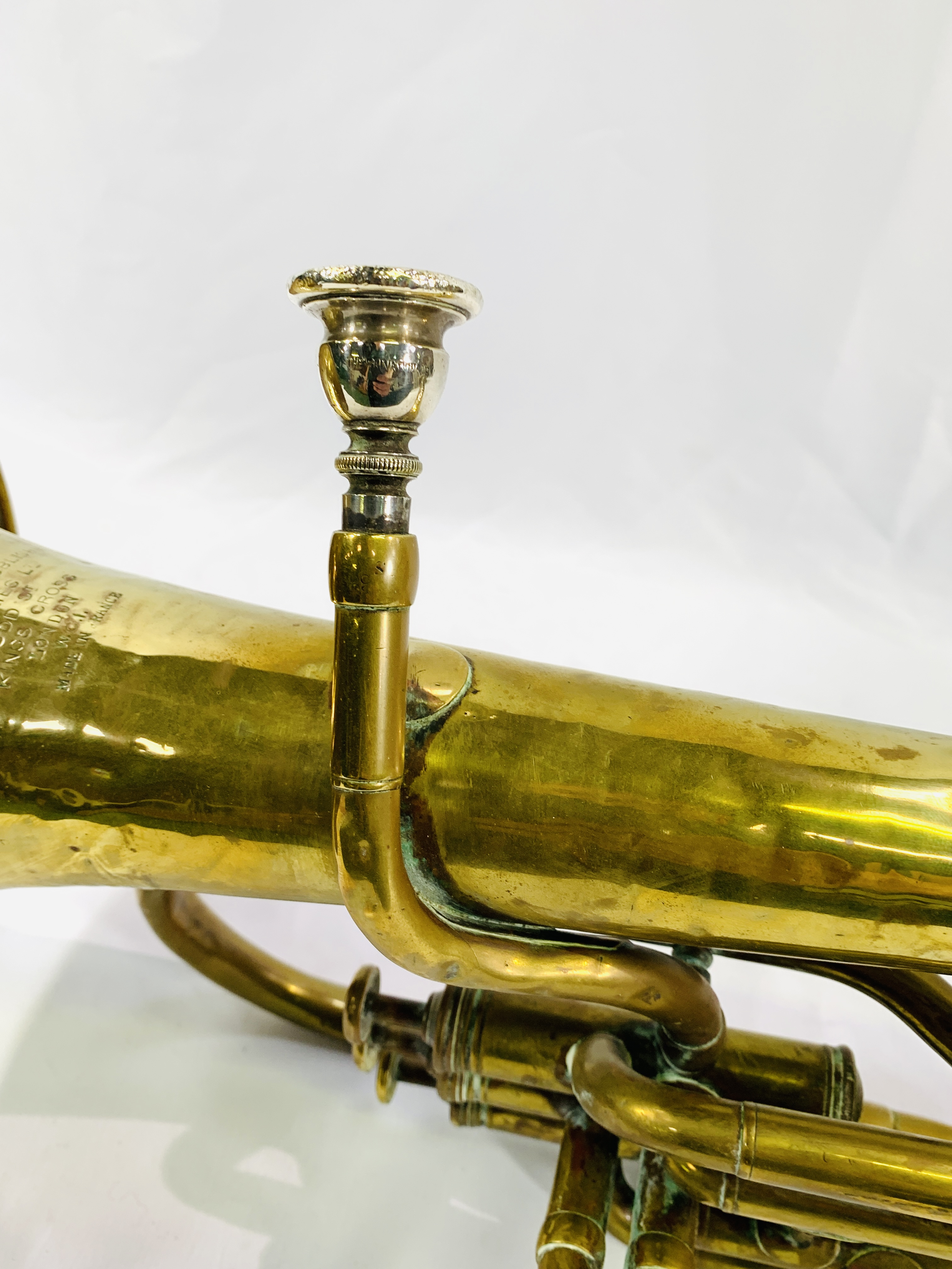 A brass tuba - Image 5 of 5