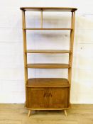 Ercol 'giraffe' display shelves