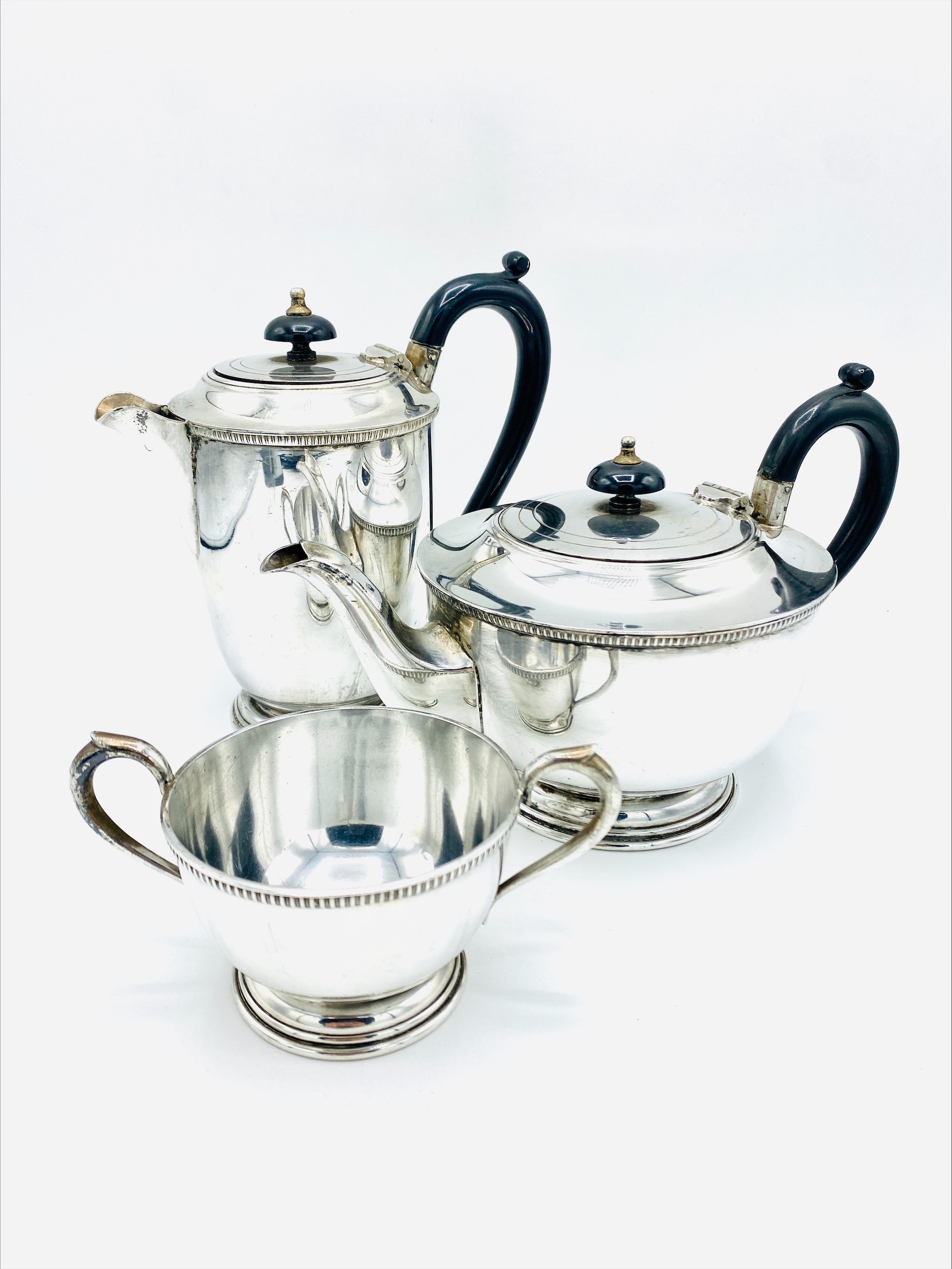 Garrard & Co silver plate part tea service