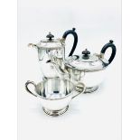 Garrard & Co silver plate part tea service