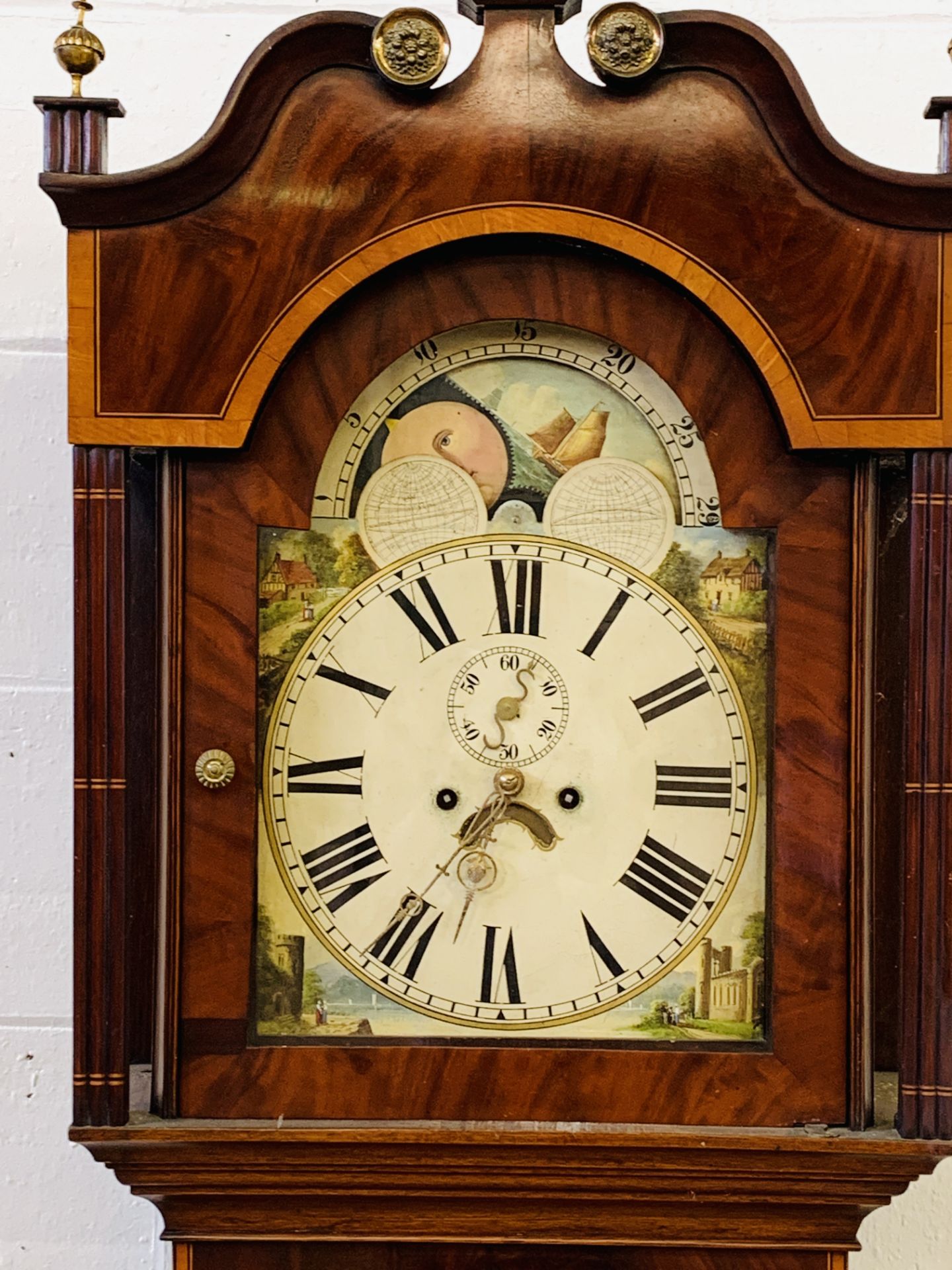 Mahogany long case clock - Image 2 of 6