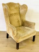 Victorian wingback armchair