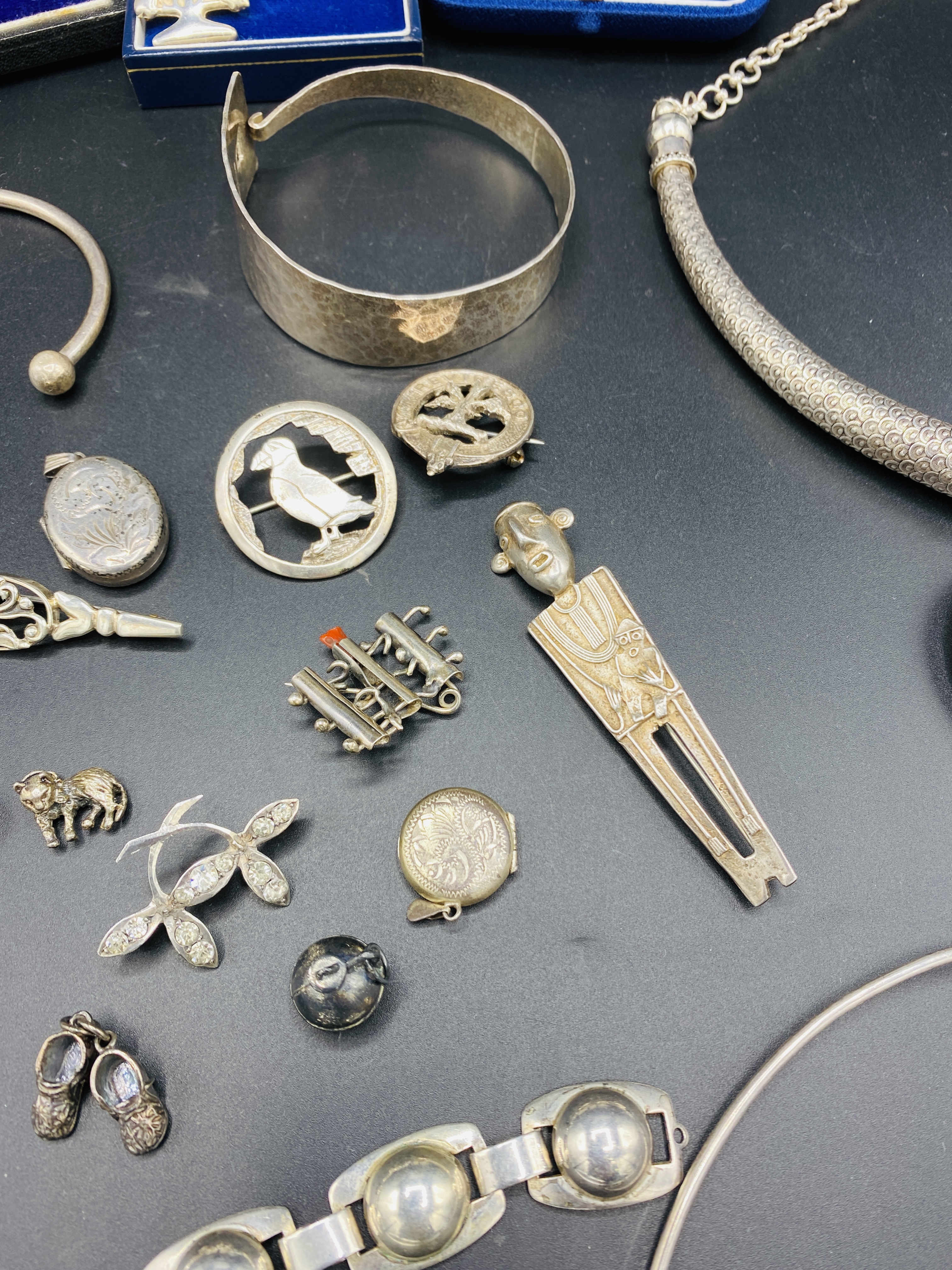 Collection of silver jewellery - Image 4 of 11
