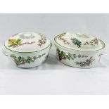 Two Royal Worcester Country Kitchen lidded tureens