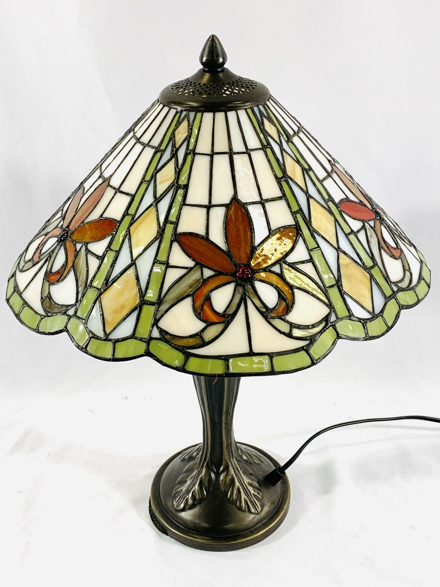 Tiffany style table lamp - Bild 3 aus 3