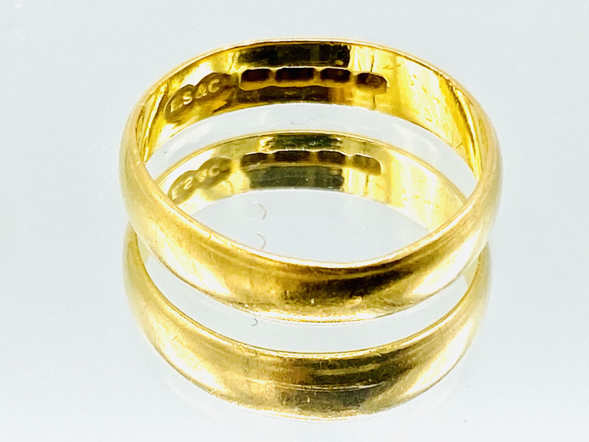 22ct gold band - Bild 2 aus 4