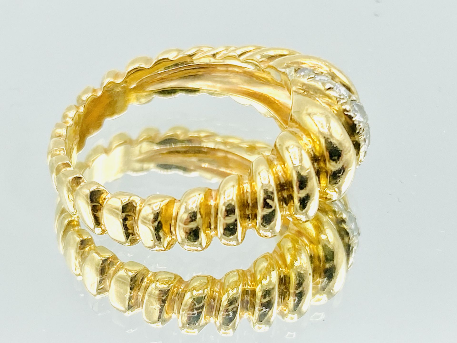14K gold and diamond ring - Image 2 of 5