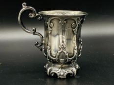 Small early Victorian tankard by Henry Wilkinson & Co