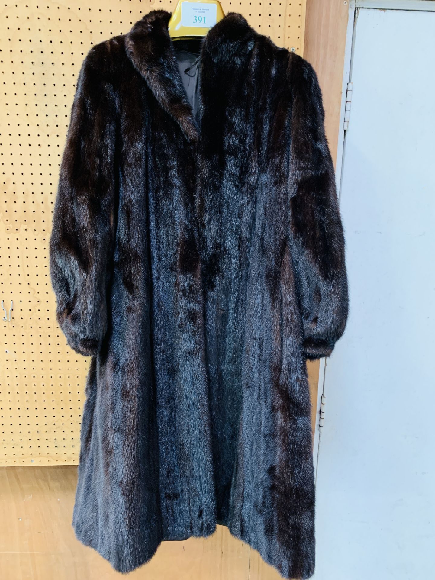 Full length mink coat