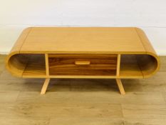 "Made" Fontayne laminated wood coffee table