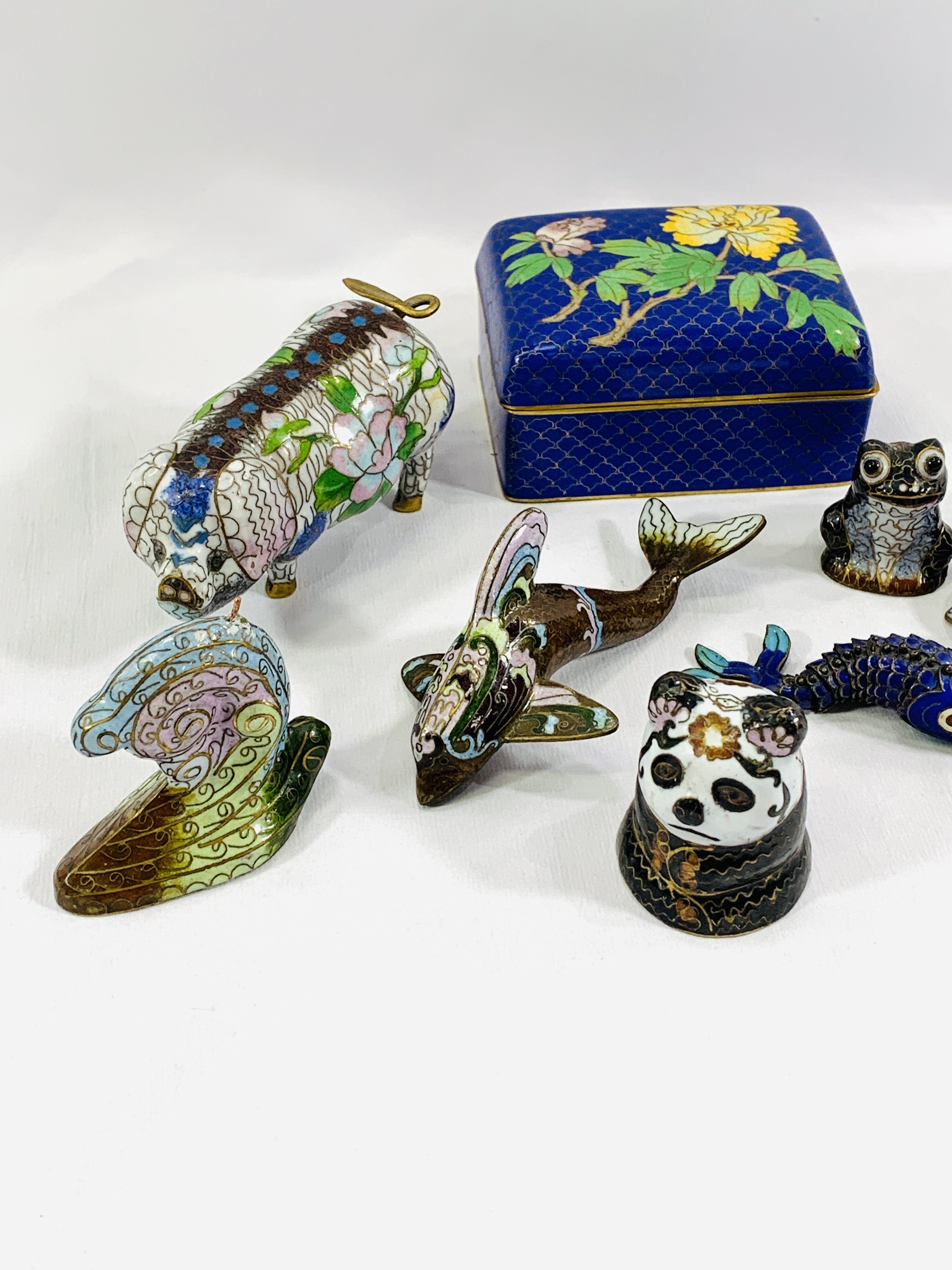 Quantity of cloisonne - Image 3 of 4