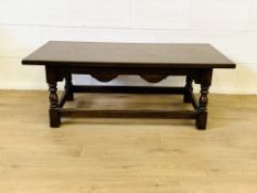 Oak coffee table