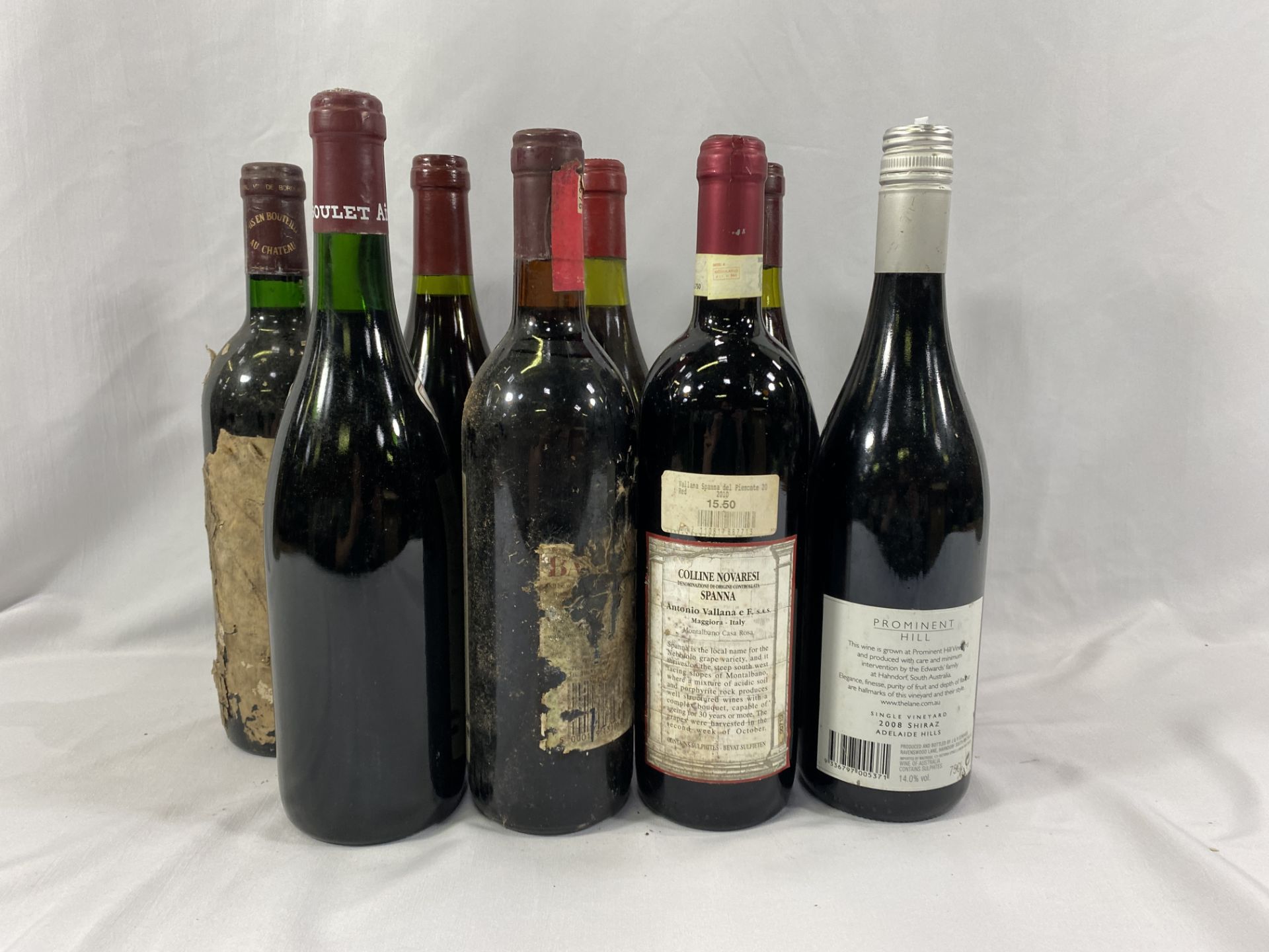 Nine bottles of red wine - Image 2 of 4