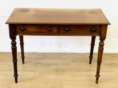 Mahogany writing table