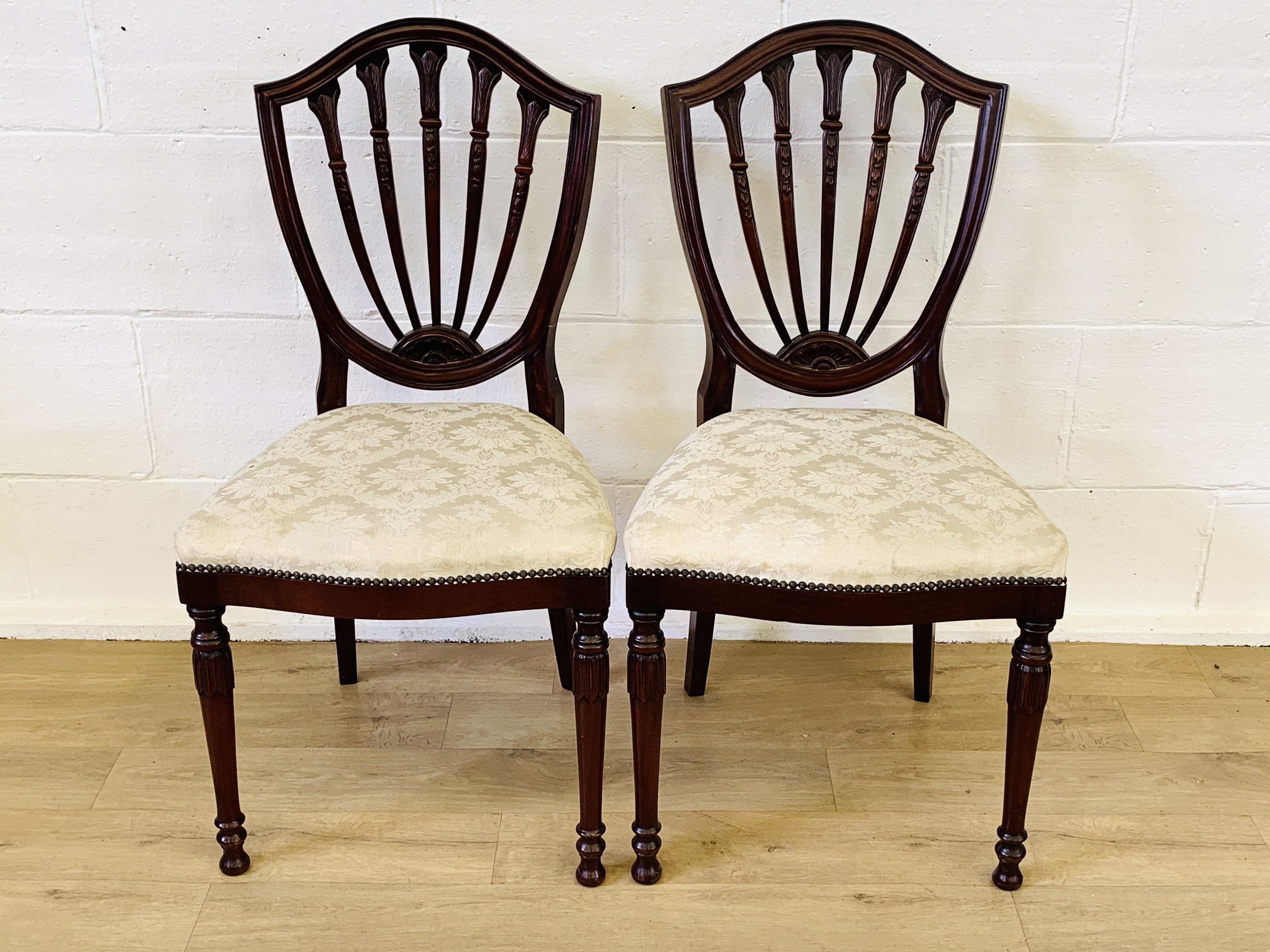 Twelve mahogany dining chairs - Image 8 of 8