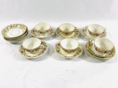 Crown Derby tea cups and saucers