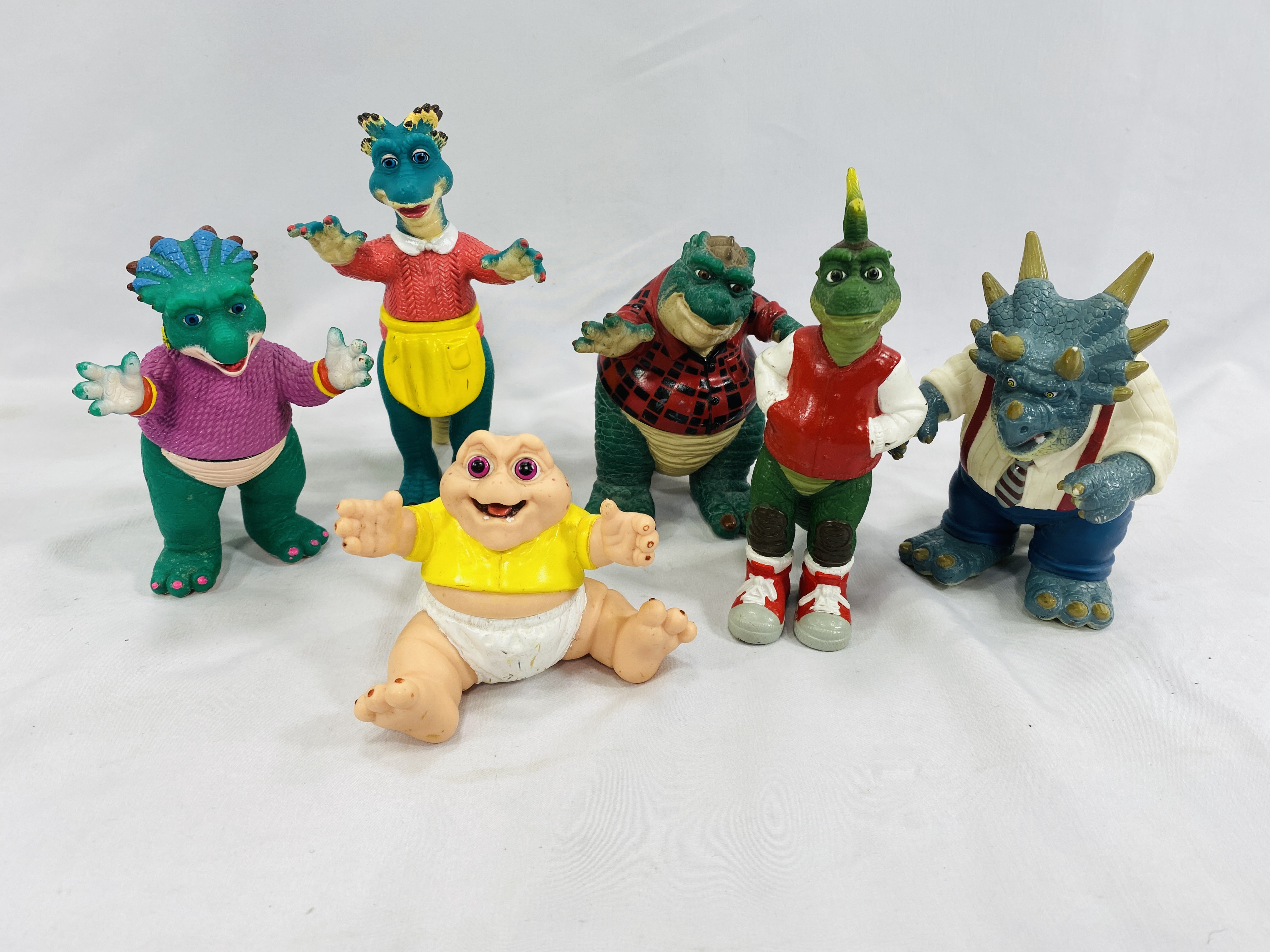 A collection of Dinosaurs figures
