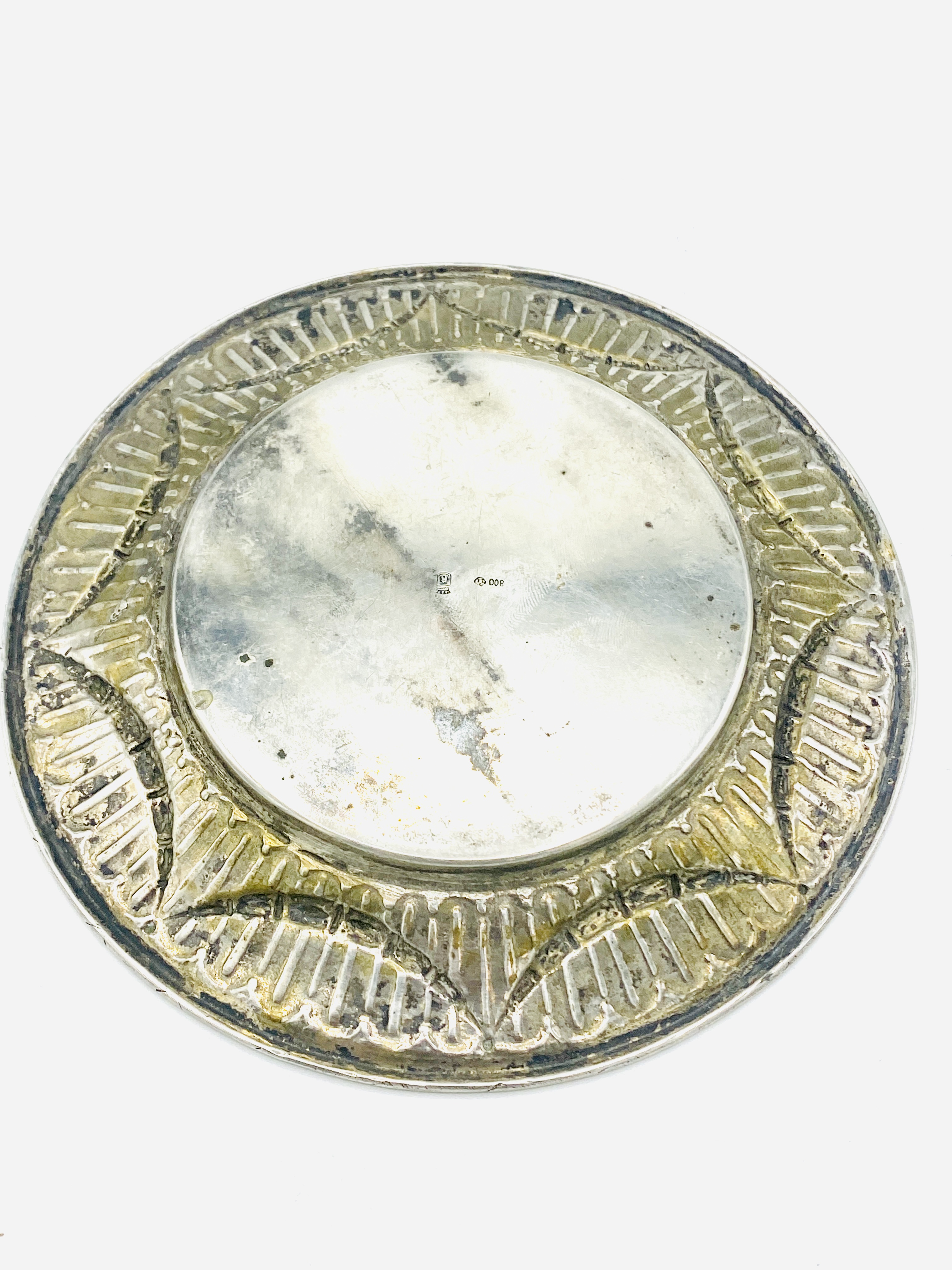 German Hanau silver tray - Image 3 of 3