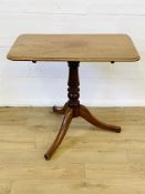 Mahogany tilt top table