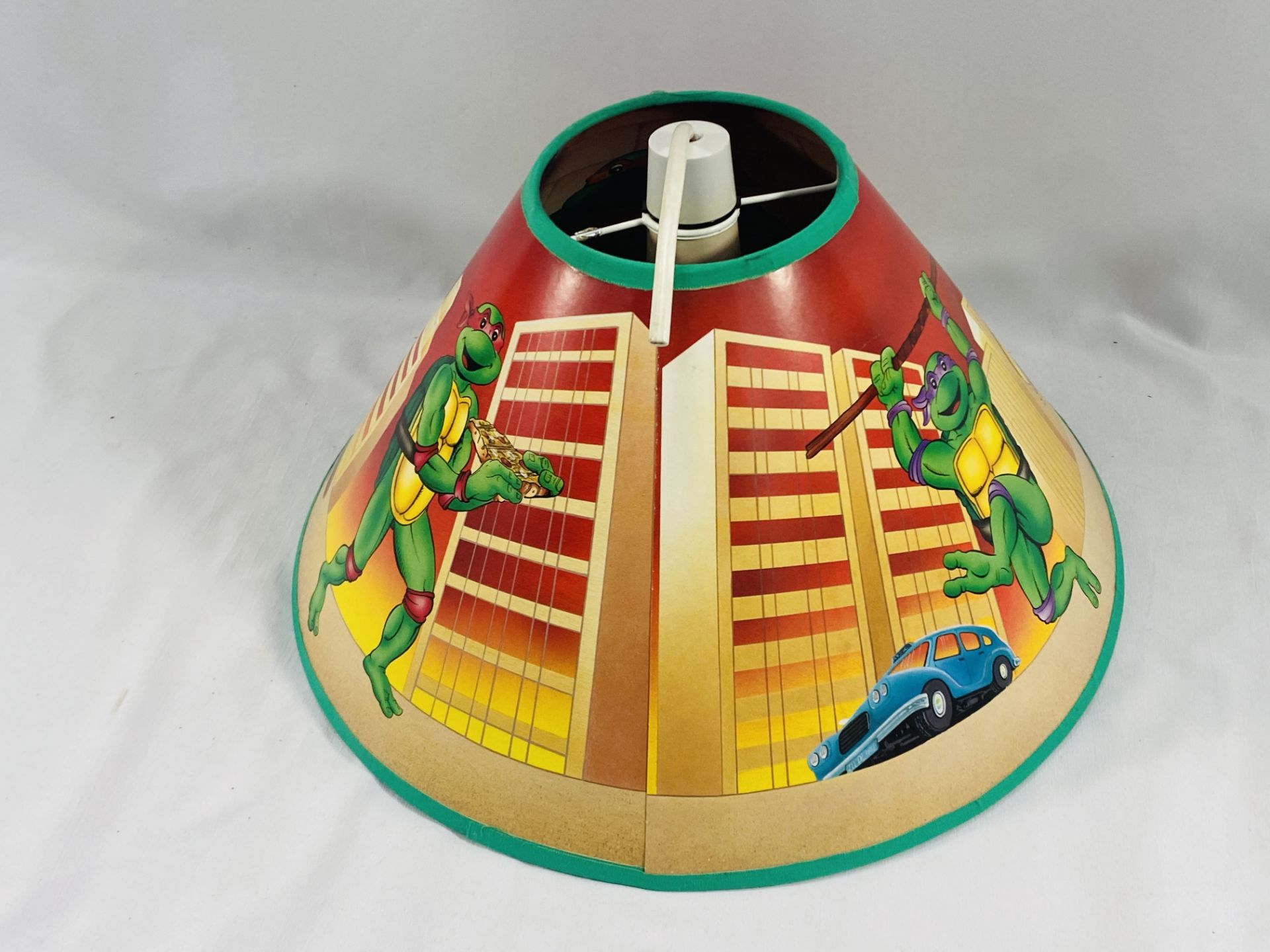 Two Teenage Mutant Ninja Turtles games and a lampshade - Image 6 of 7
