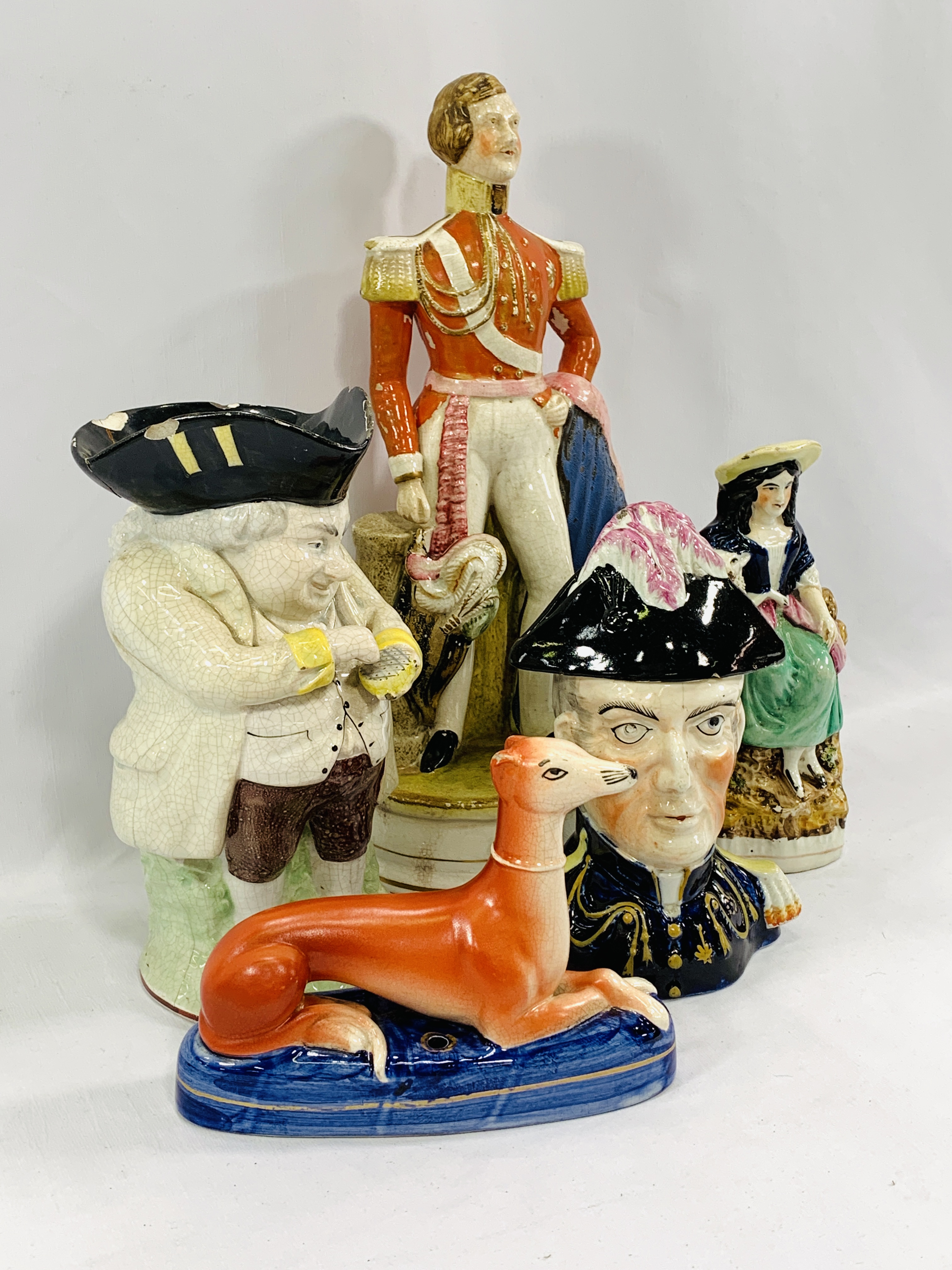 A collection of Staffordshire pottery - Image 3 of 4