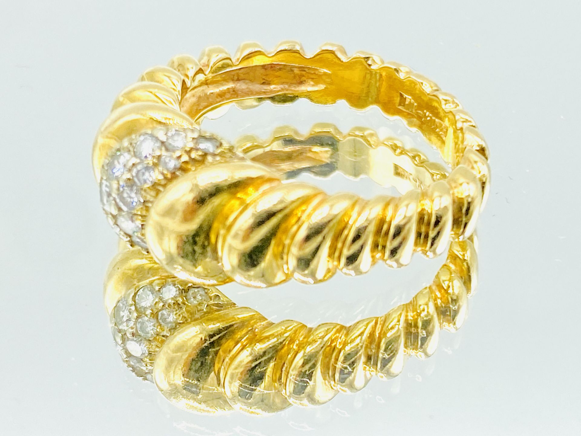14K gold and diamond ring - Image 4 of 5
