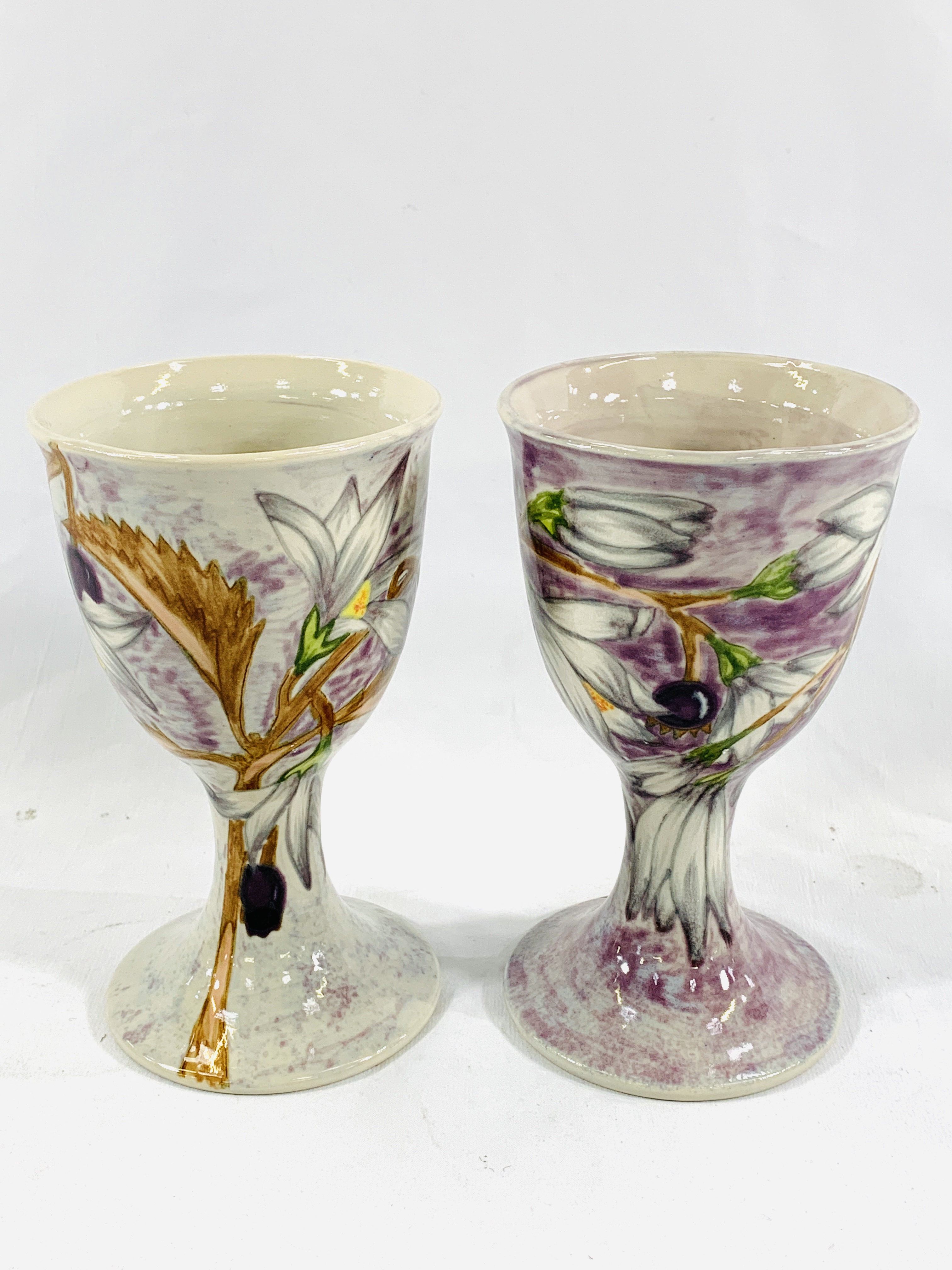 Two Cobridge goblets - Image 2 of 4